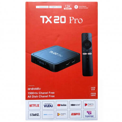 TX20 Pro 12K Ultra HD Android TV Box with Voice Control Remote - Image 2