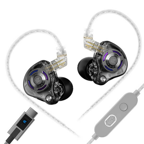 KZ Gale Hi-Fi Gaming Earphone – Pro-Level Acoustic Standard IEM with Dual Mic - Image 2